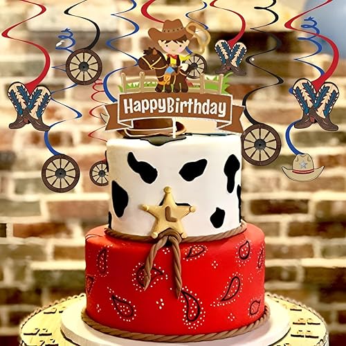 Miniatura 5 de Luxurious Awards - Decoraciones colgantes de remolinos nocturnos (5 y 7 pulgadas), paquete de 30 remolinos de plástico brillantes, negros, plateados