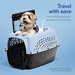Petmate Two-Door Petit chien Kennel & Kennel de chat (Top Chargement ou chargement avant Pet Carrier, idéal pour les petits animaux, fait avec des matériaux recyclés, 24 longueur) Pour les animaux de compagnie jusqu'à 15 Livres