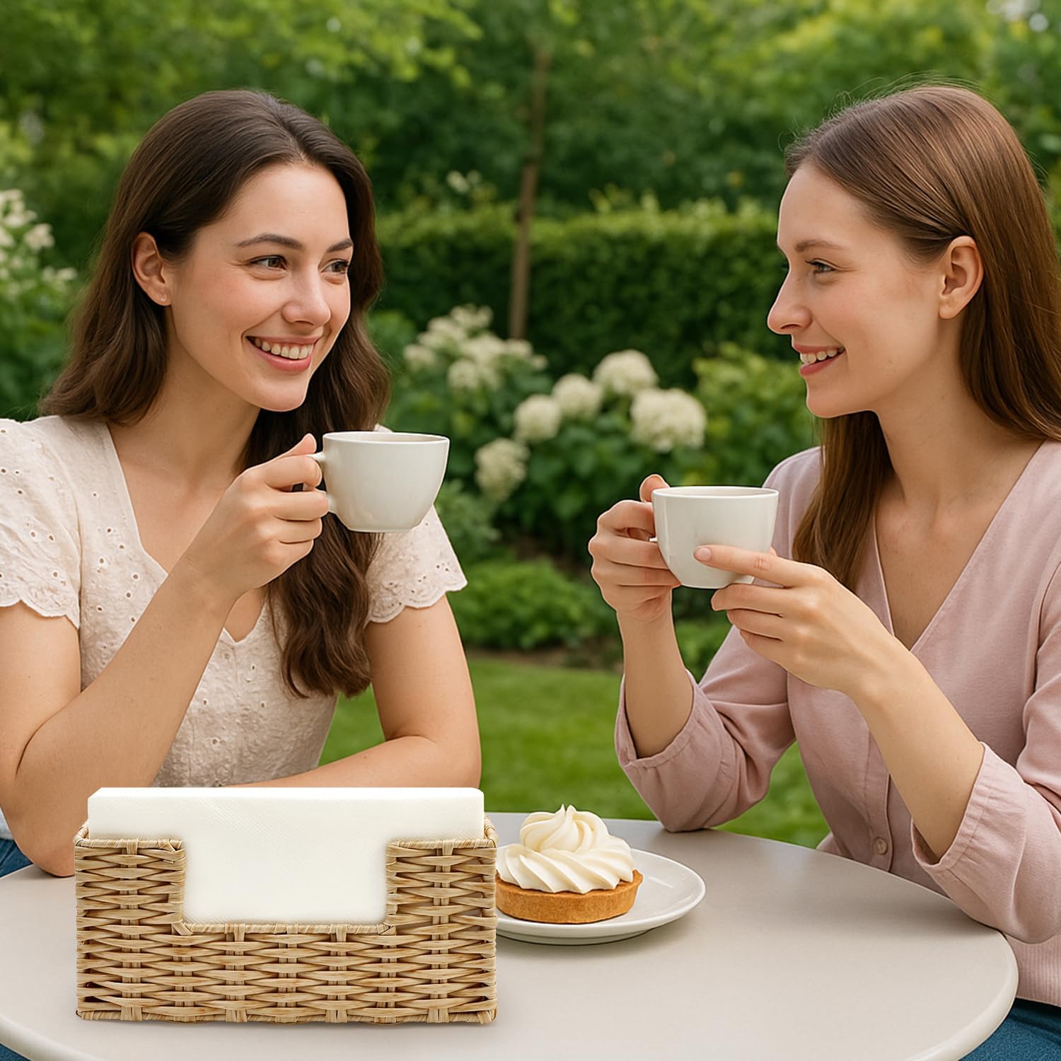 Paper Guest Towel Holder for Bathroom Napkin Holders Disposable Hand Face Towel Stand Modern Vertical Napkin Dispenser Holder Tray for Kitchen Table Tissue Holders Guest Bathroom Decor Essentials - Image 6