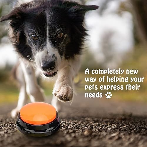 Miniatura 6 de FINEST+ Voice Recording Button for Communication Pet Training Buzzer, 30 Second Record&Playback Dog Toy, Voice Recording Clicker for Cat, Puppy, Pet
