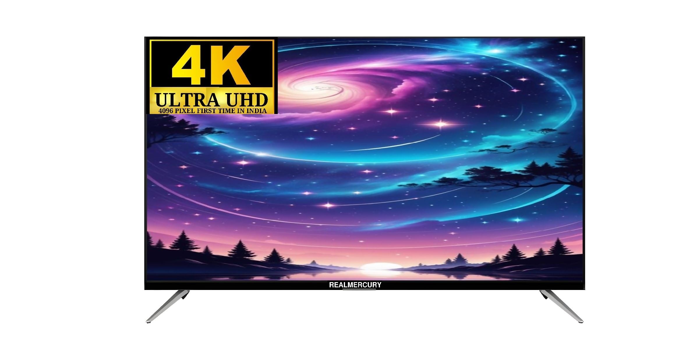 REAL MERCURY 43 inch 4k+ Ultra hd Smart QLED Mouse Remote mu73v Series (B0D8WPY676) Amazon Price History, Amazon Price Tracker