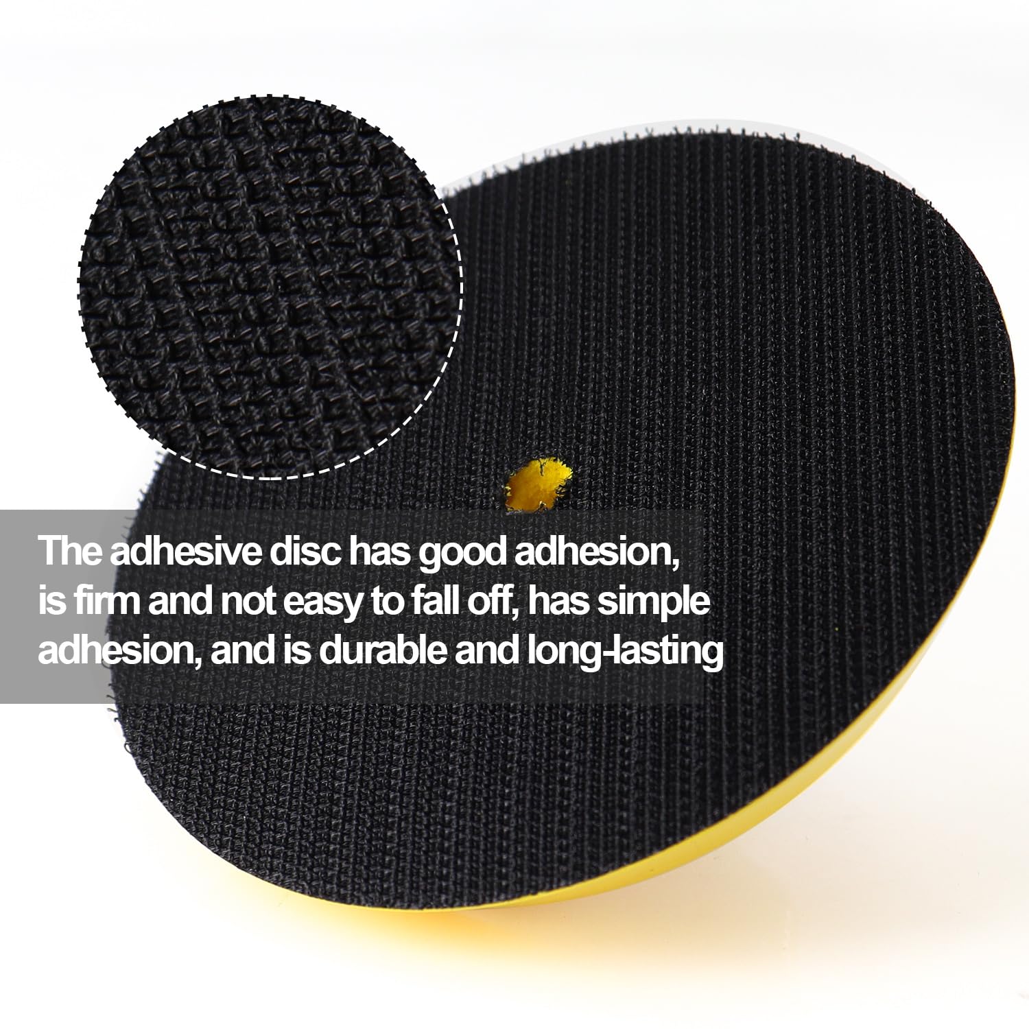 Backer Pads 4 Inch Hook and Loop Rotary Backing Pad for Sanding/Polishing Pads Angle Grinder-Arbor 5/8"-11(2pcs)