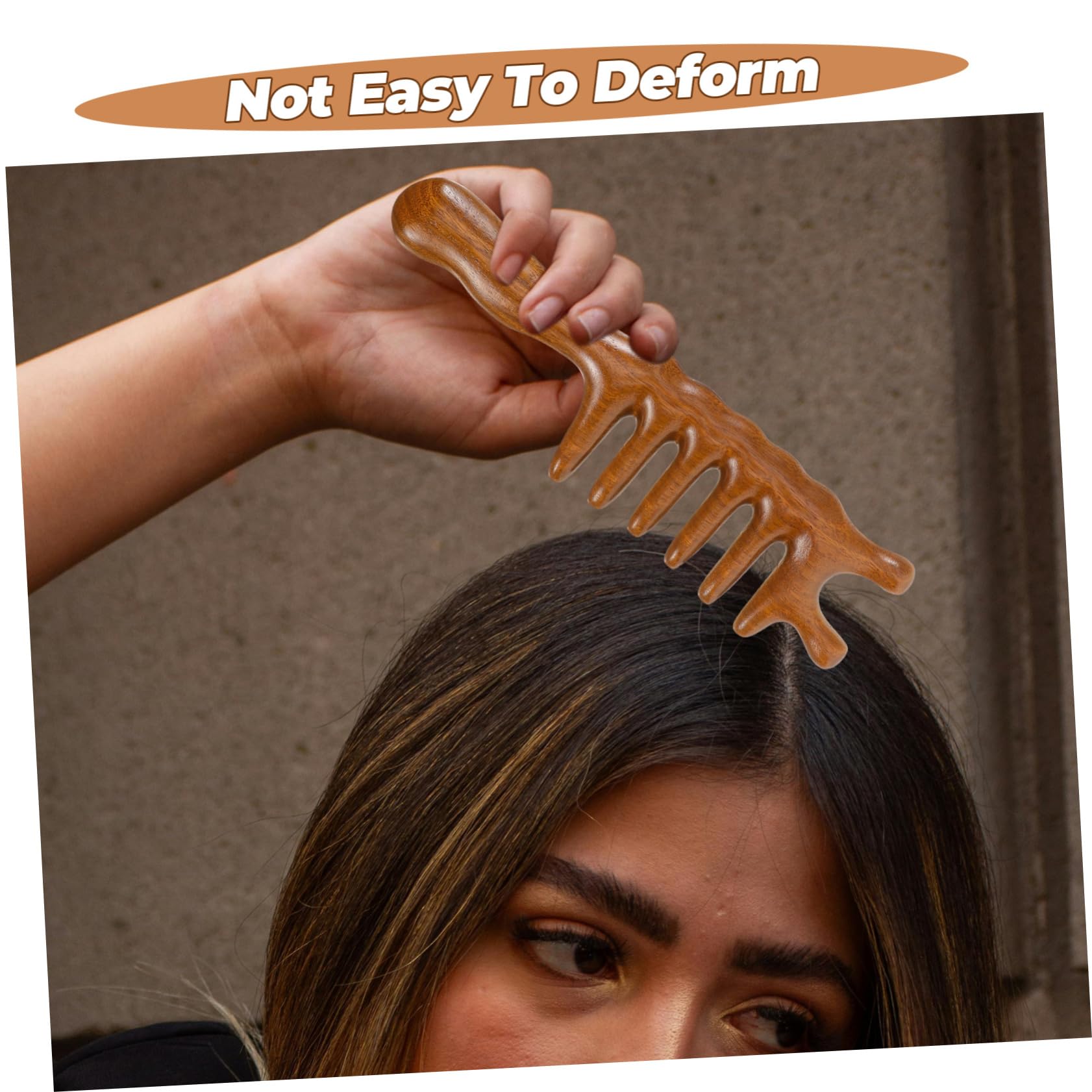 Didiseaon Peine De 3 Piezas Peine De Madera De Anchos Ancho De Mano s Para Cabello Grueso Para Cabello Rizado s Para Mujeres s De