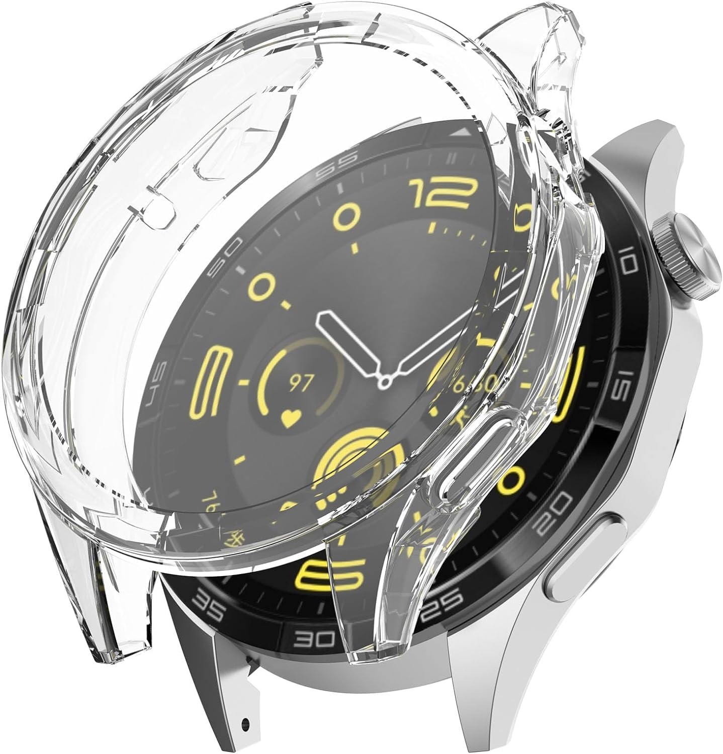 M.G.R.J® Soft TPU Front Protection Case Cover for Huawei Watch GT 4 (46mm) (Flexible|Silicone) (Transparent) (B0CP2G8DWH) Amazon Price History, Amazon Price Tracker