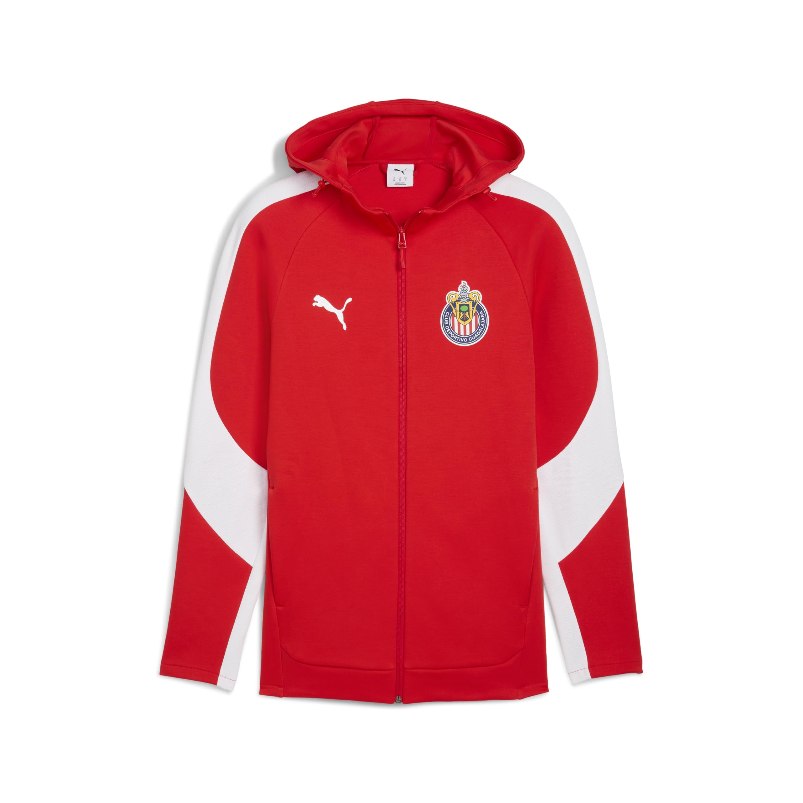 Mens Chivas Evostripe Hooded Jacket Athletic Outerwear Casual