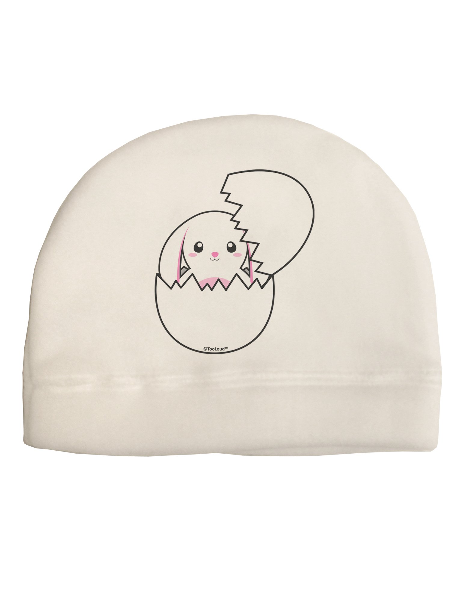 TOOLOUD Cute Easter Bunny Hatching Child Fleece Beanie Cap Hat White