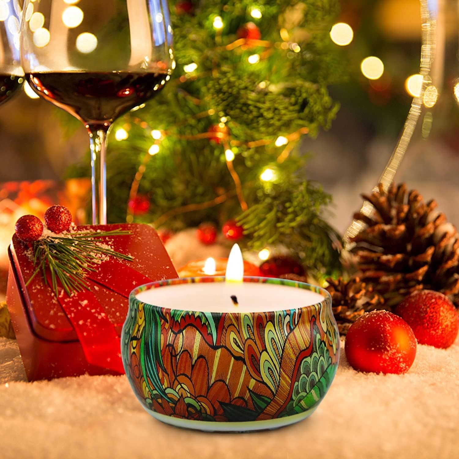 Candles for Home Scented, 12 Pack Candles Gifts for Women Highly Scents, 240 Hour Long Lasting Soy Wax Aromatherapy Candle for Mother's Day Gift,Candles Set with Gift Box Birthday Gifts for Women : Health & Household