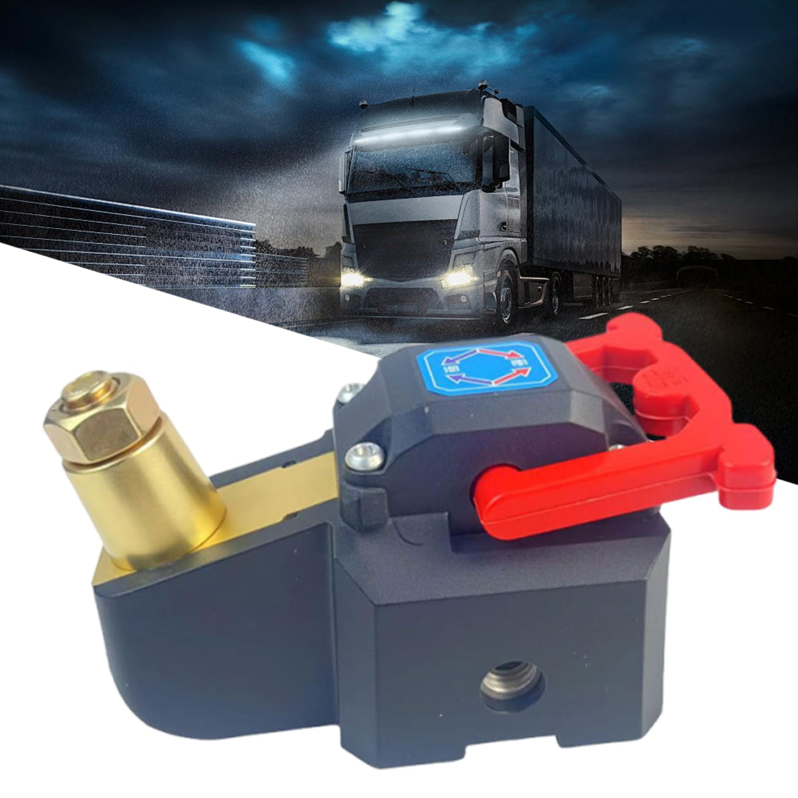 Interruttore di Disconnessione Batteria per Autovettura, Controllo con Maniglia Antiscivolo, Imbarcazione Marina, Camper, Camion