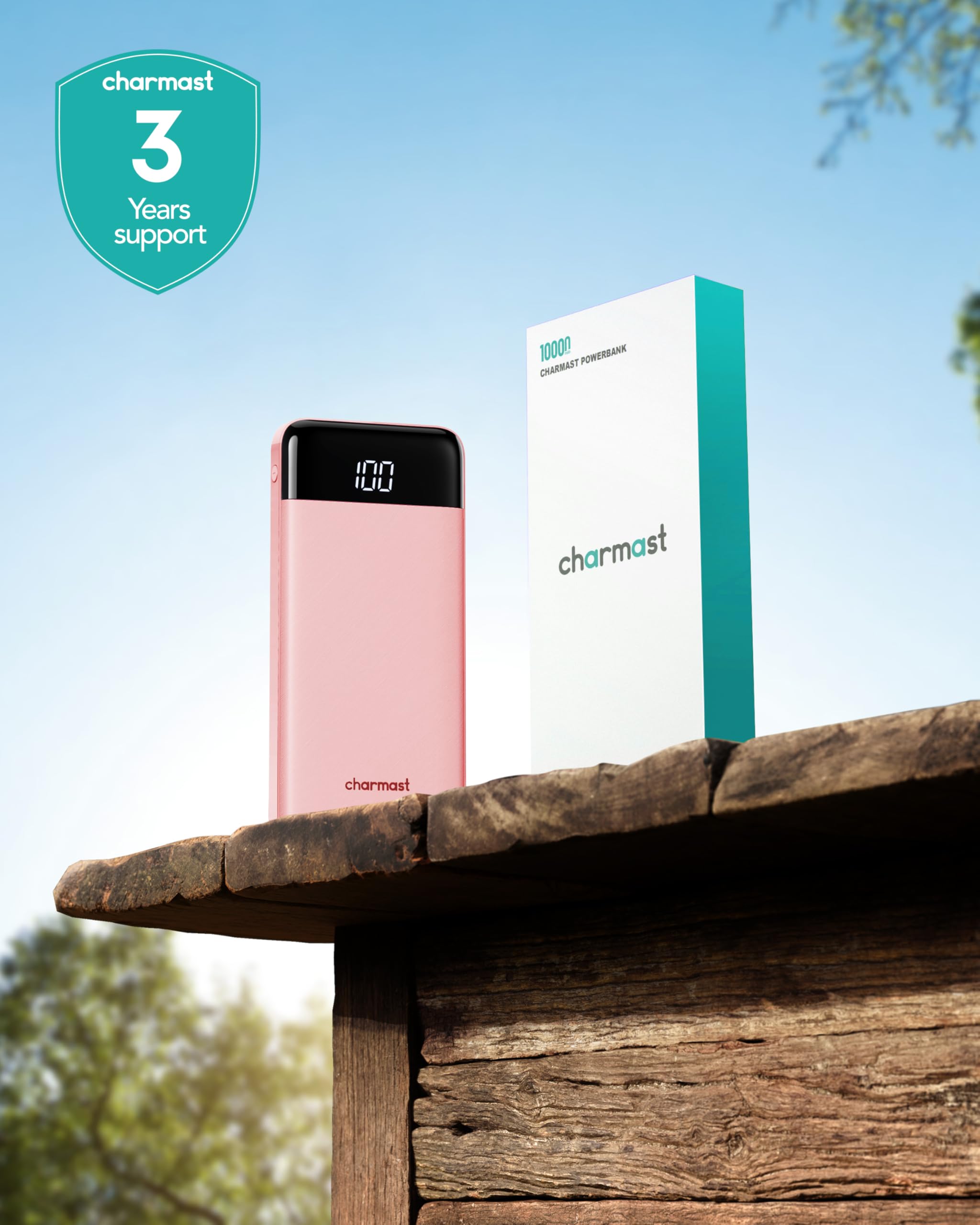 charmast Power Bank Portable Charger with Reinforced Built-in 4 Cables view 9