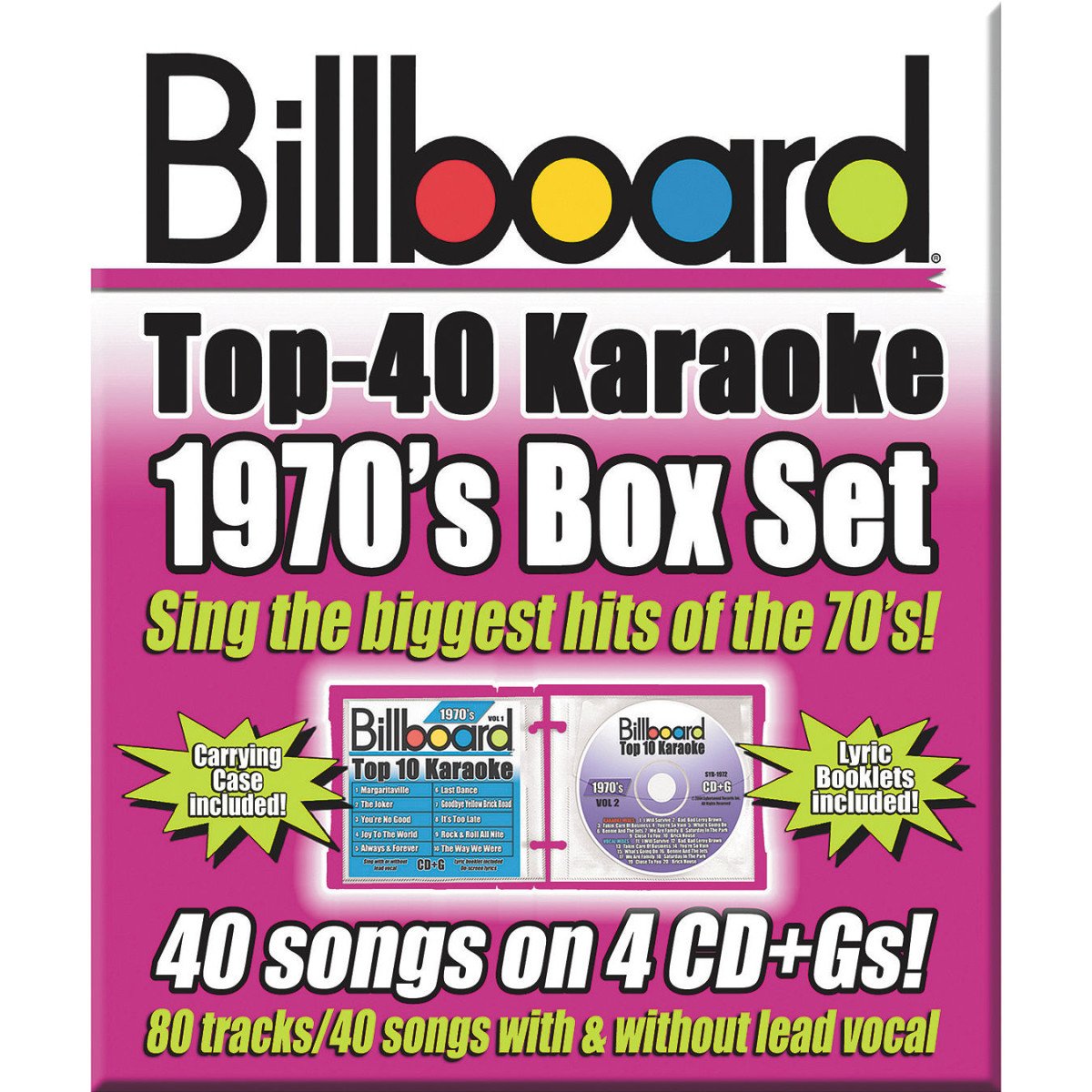 Billboard Top 40 Karaoke: 1970's Box Set (4 CDs) Audio CD – Karaoke, August 26, 2008