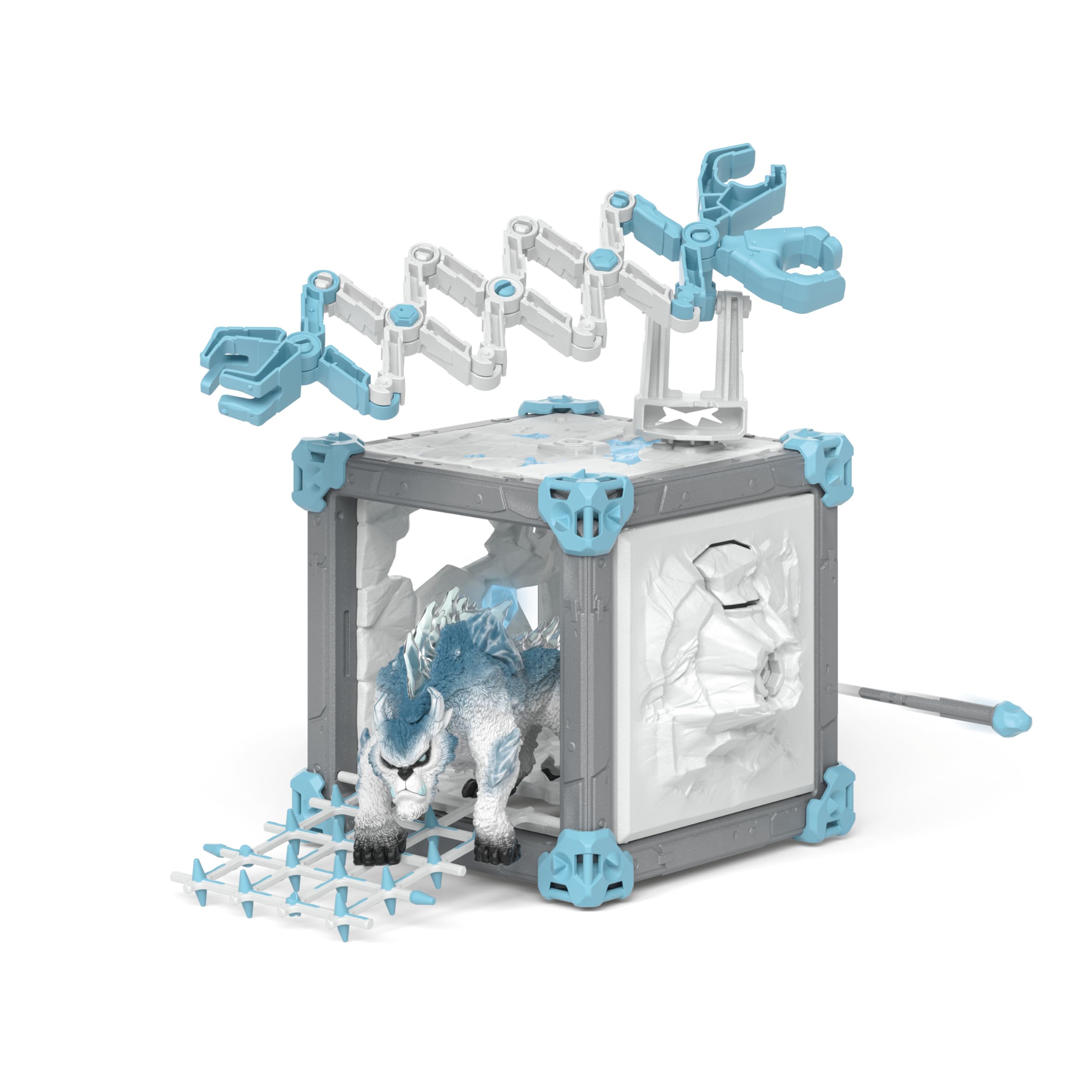 SCHLEICH 42733 BattleCave Snow Slasher, from 7 years, ELDRADOR CREATURES - Playset, 48 pieces, Multicoloured, 1 - Image 4