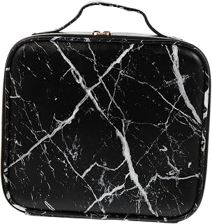 FRCOLOR 1Pc Estojo De Cosméticos De Mármore Bolsa De Maquiagem De Viagem Estojos De Cosméticos Para Viagem Organizador De Viagens Estojo De Maquiagem De Viagem Estojo De Maquiagem