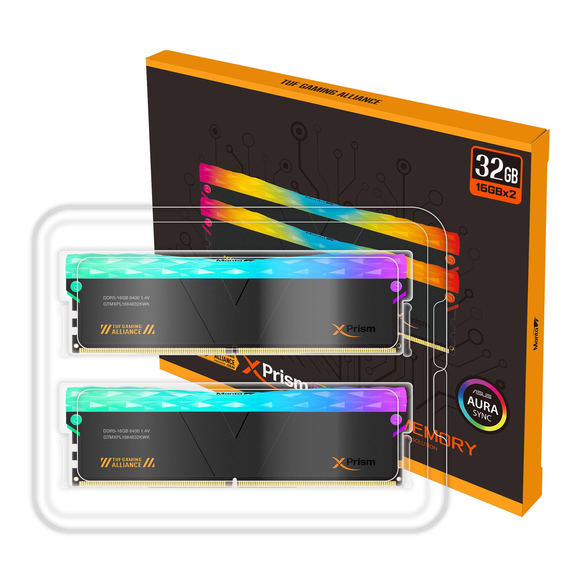 V-Color DDR5 (TUF Gaming Alliance) Manta XPrism 32GB(16GBx2
