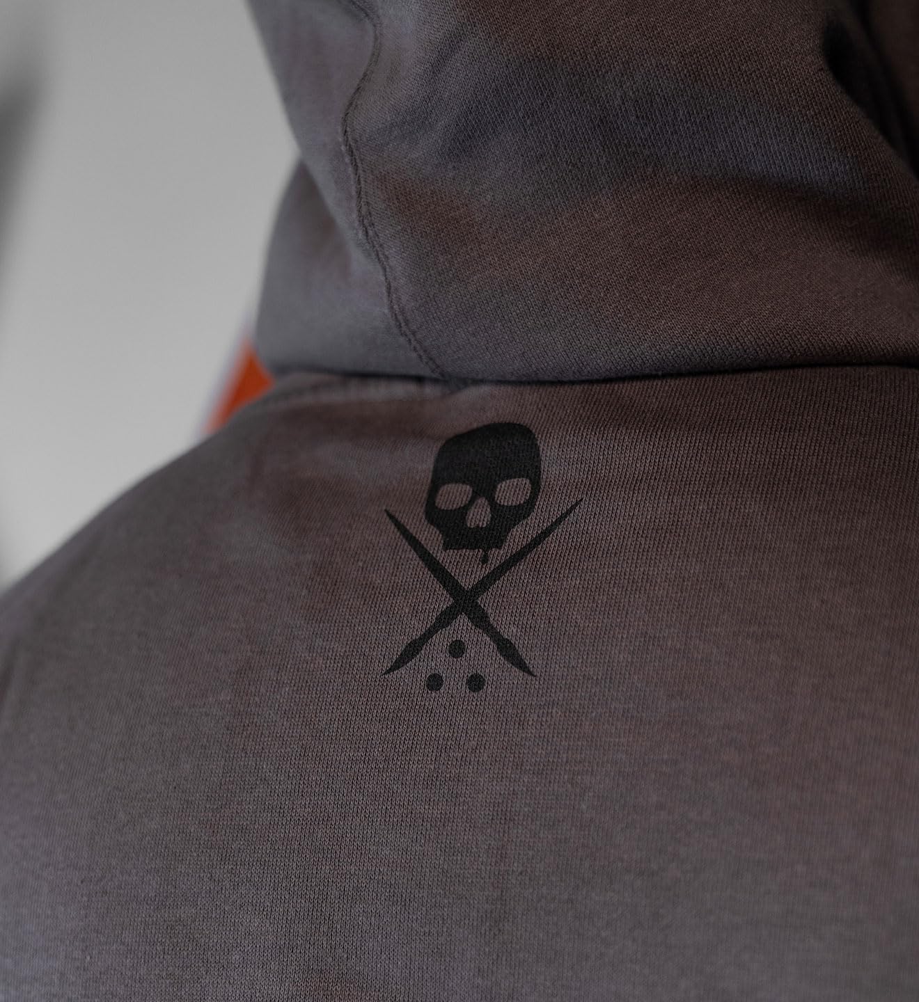 Sullen Men's Brush Line Sullen Tattoo Lifestyle Graphic Long Sleeve Pullover Hooded Fleece Sweatshirt Gray - Image 7