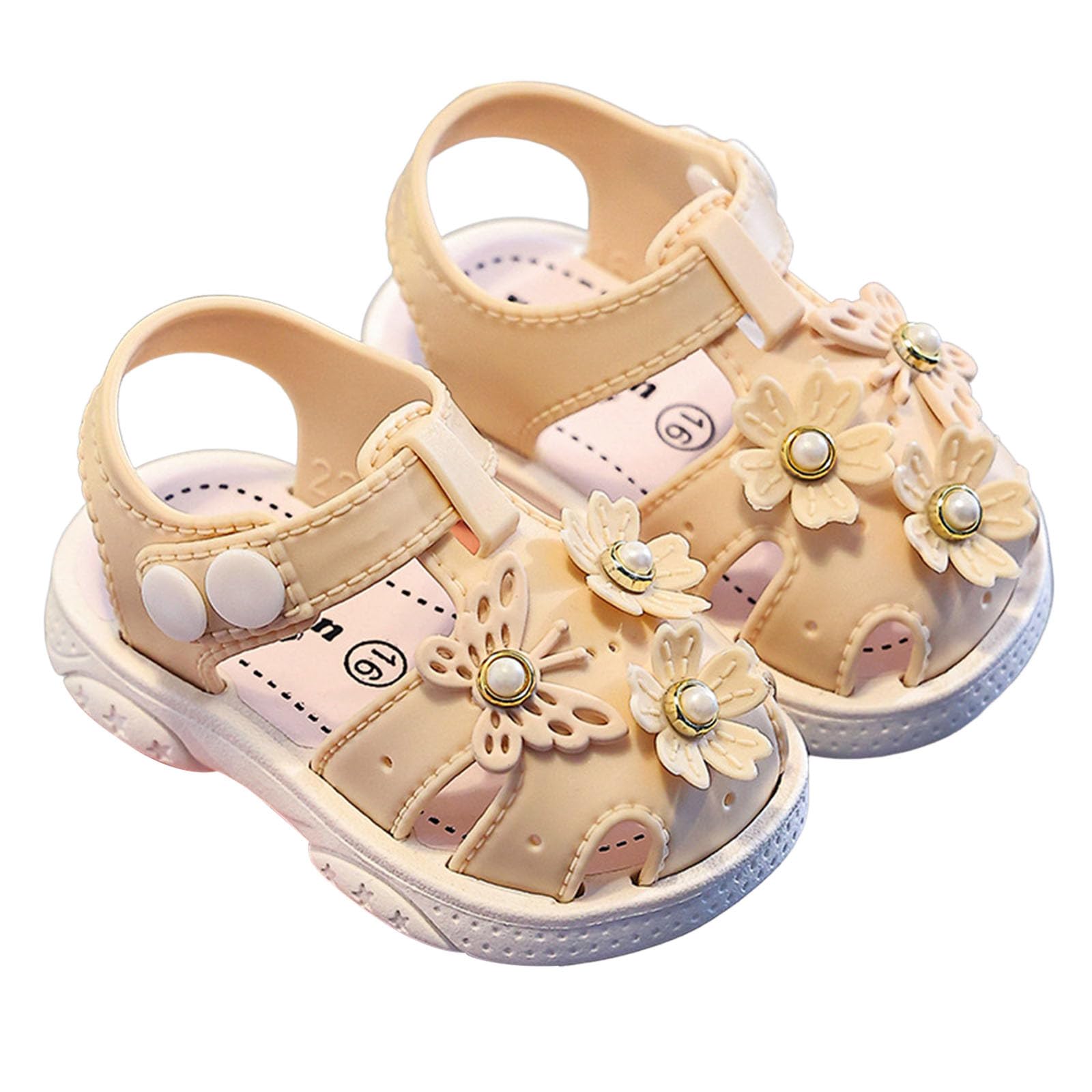 MMRTDJDR Generisch Sandalias para niñas pequeñas de Verano para Jugar al Aire Libre, cómodas y Transpirables, Zapatos para Caminar con Suela