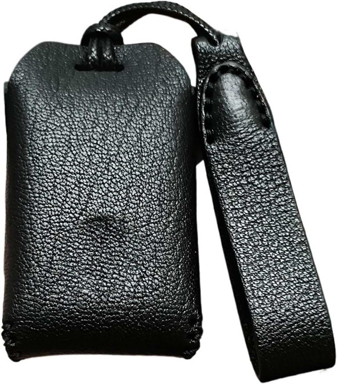 Black Leather Car Remote Key Case Cover Compatible For Volvo S90 Xc90 Xc40 Elegant And Graceful Fashion
