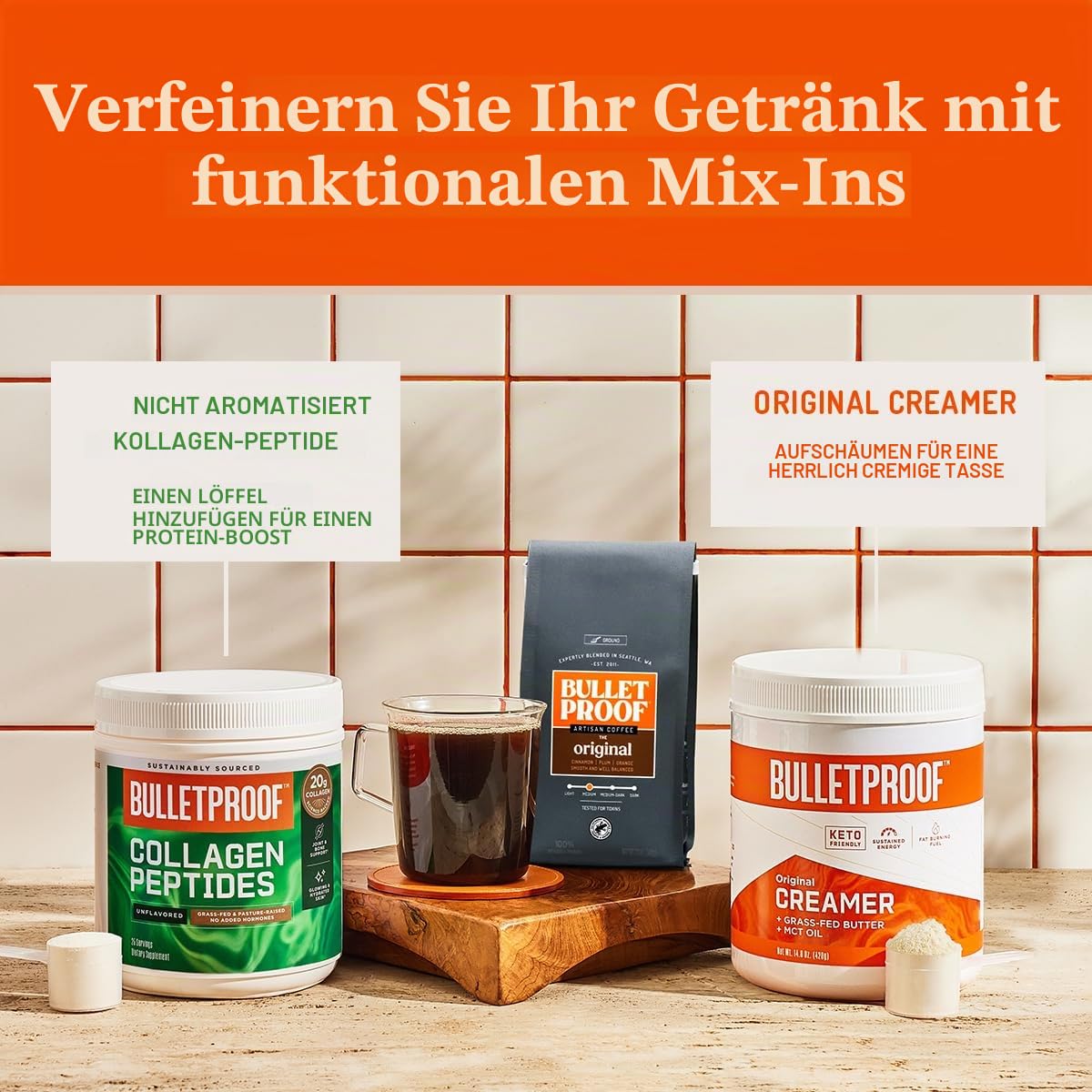 Bulletproof 'The Mentalist' Dunkle Röstung Ganze Bohne 340g