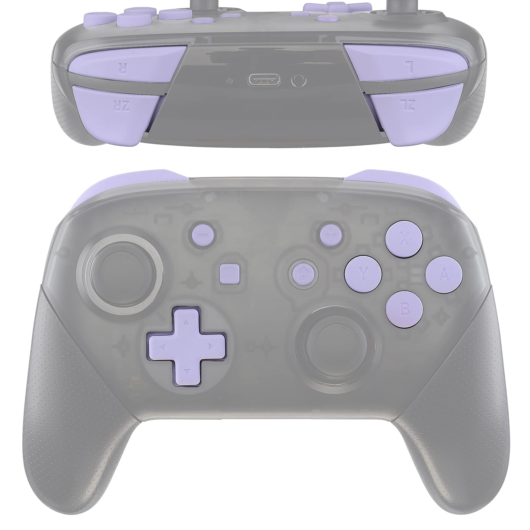 Amazon.co.jp: eXtremeRate スイッチ プロコンに対応用ABXY D