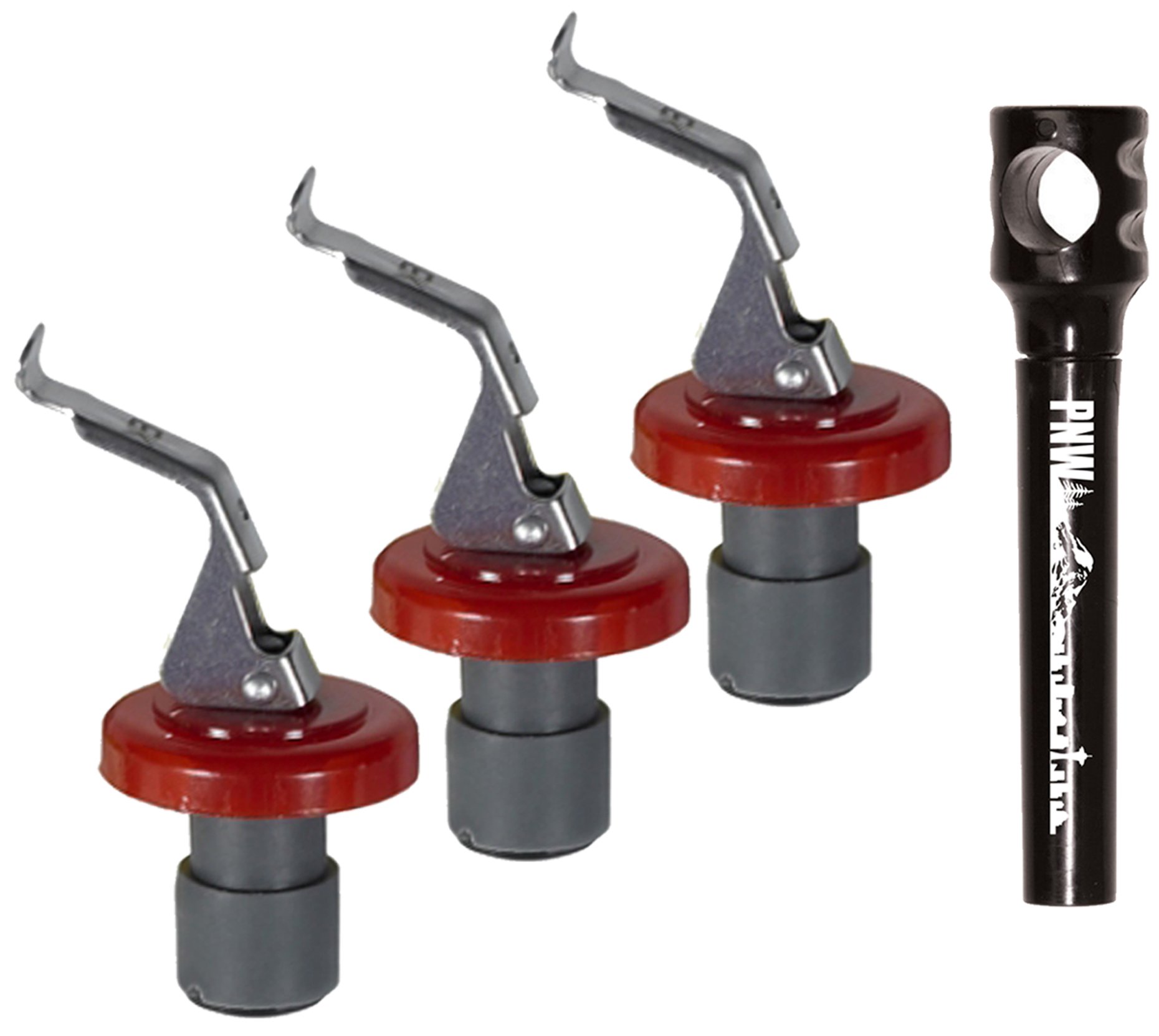 Buy Flip Top Wine Bottle Stopper with PNW Pocket Corkscrew, Set of 3