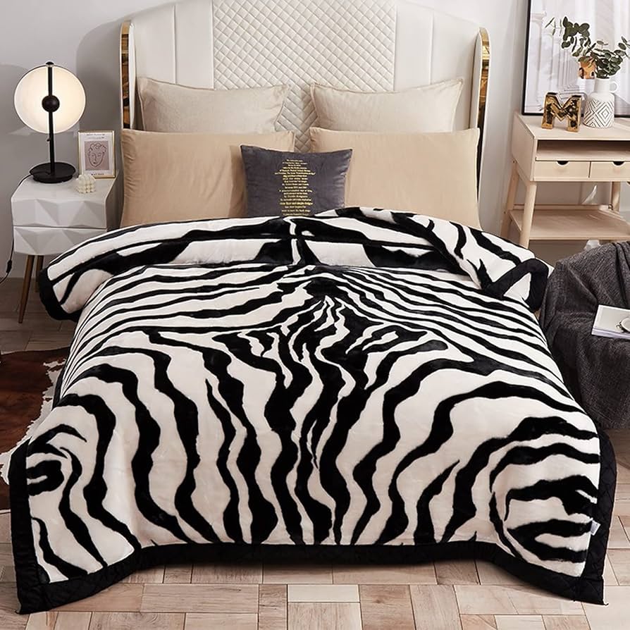 Amazon.com: 8 Lbs Heavy Winter Fleece Plush Blanket 80x90