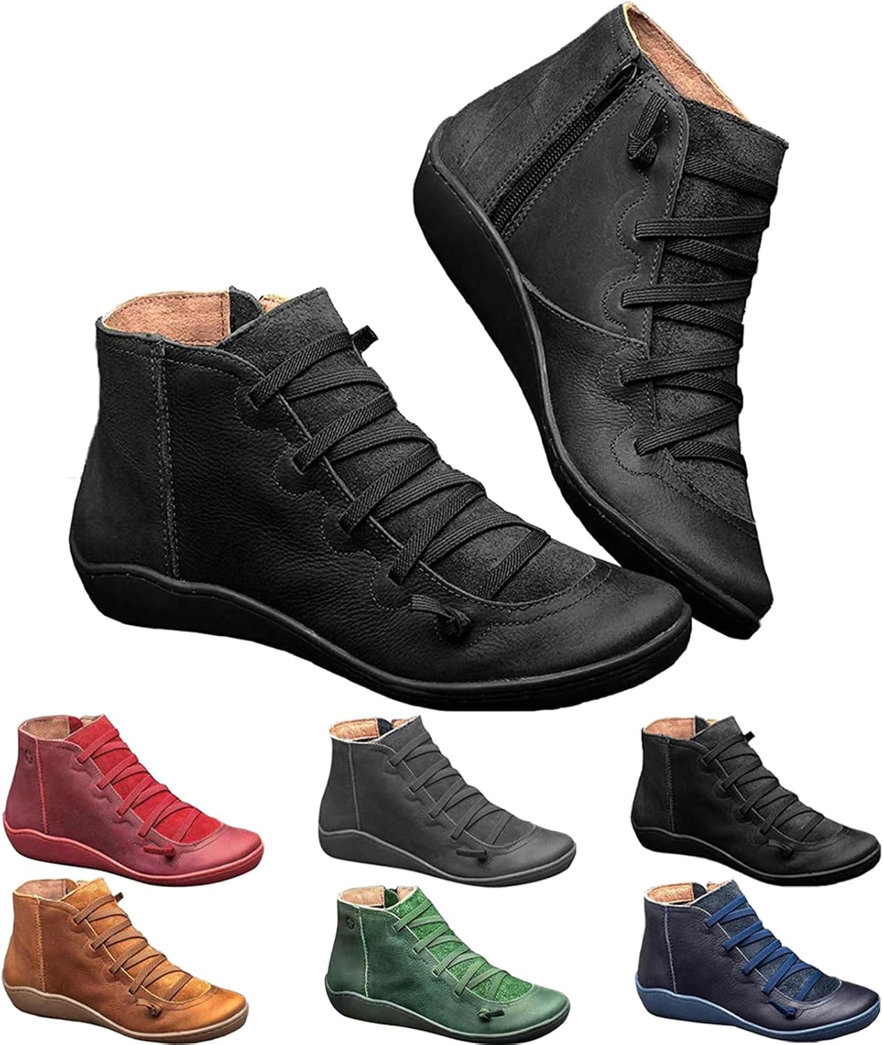 Keilani Women'S Vintage Ankle Boots, Keilani Boots