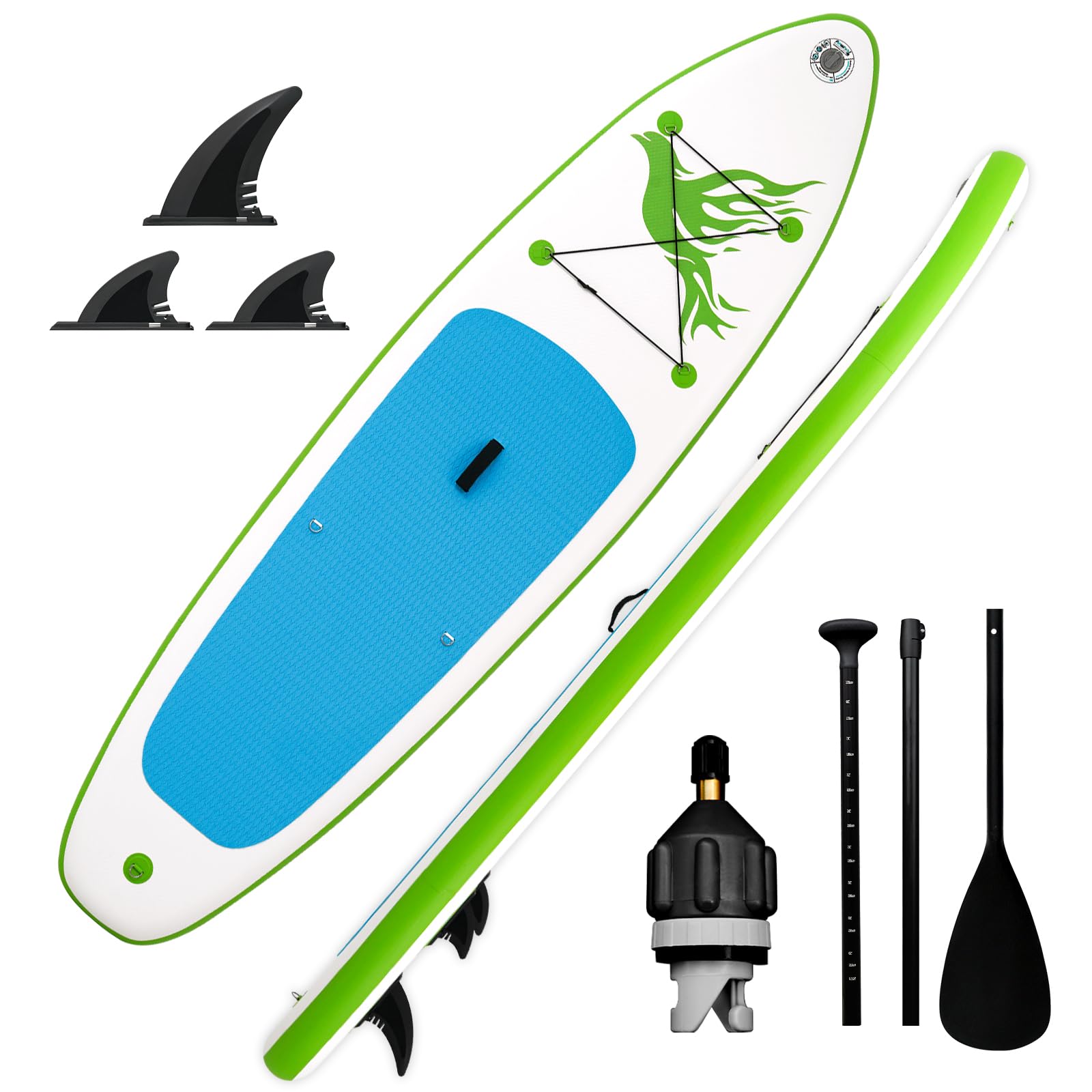 FunWater Tavola SUP Gonfiabile Surf Paddle Board Inflatable, Ultralight SUP per tutti i livelli con Due Accessori Tipo