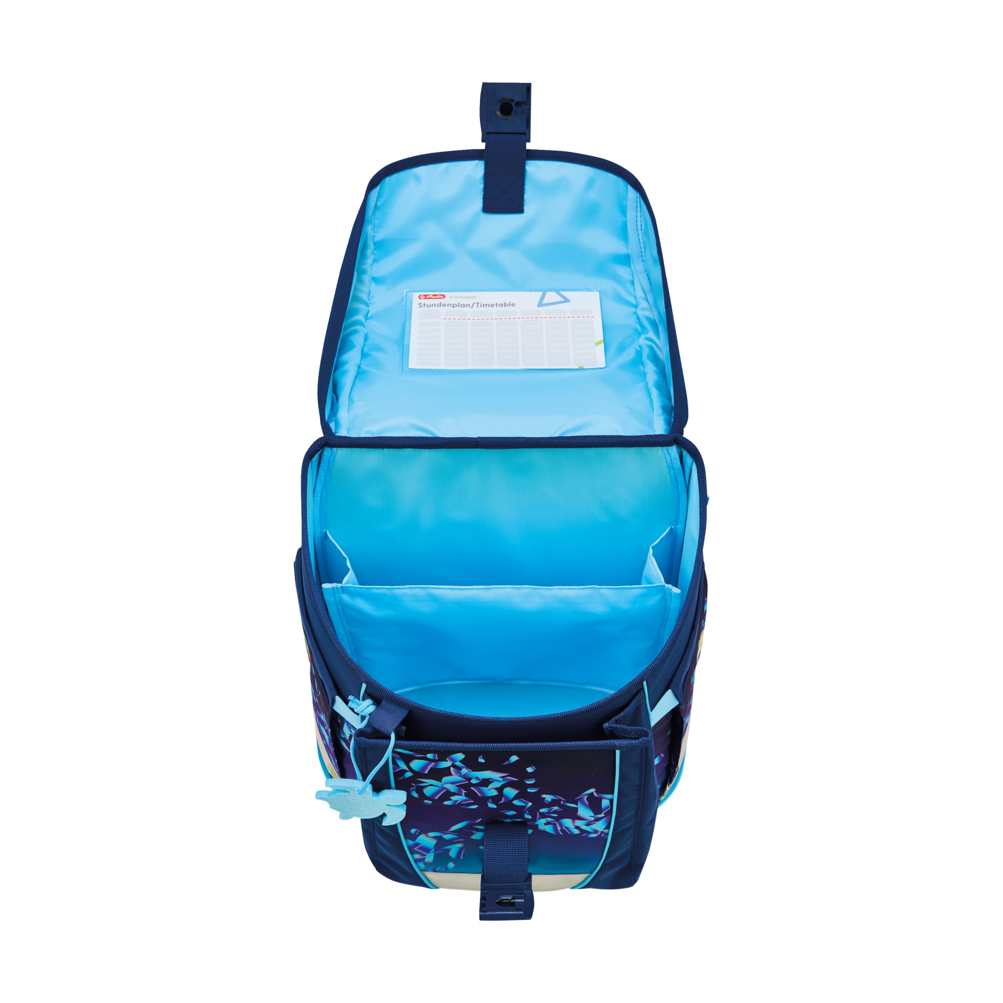 Herlitz FiloActive XL tornister szkolny dla dzieci, uniseks, niebieski, niebieski, 32 x 39 x 28 cm, 21l
