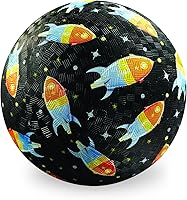 Vista 1 de Crocodile Creek Pelota de juegos – Pelota de goma duradera para niños a partir de 3 años – Pelota inflable con rebote para kickball