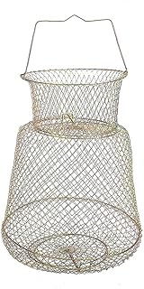 Panier de pêche, Panier de crabe, Hauteur Done Gold Pliant Spring Design Multi Calers Cage de poisson Pêche Gardez Net pour Fisher Fisher