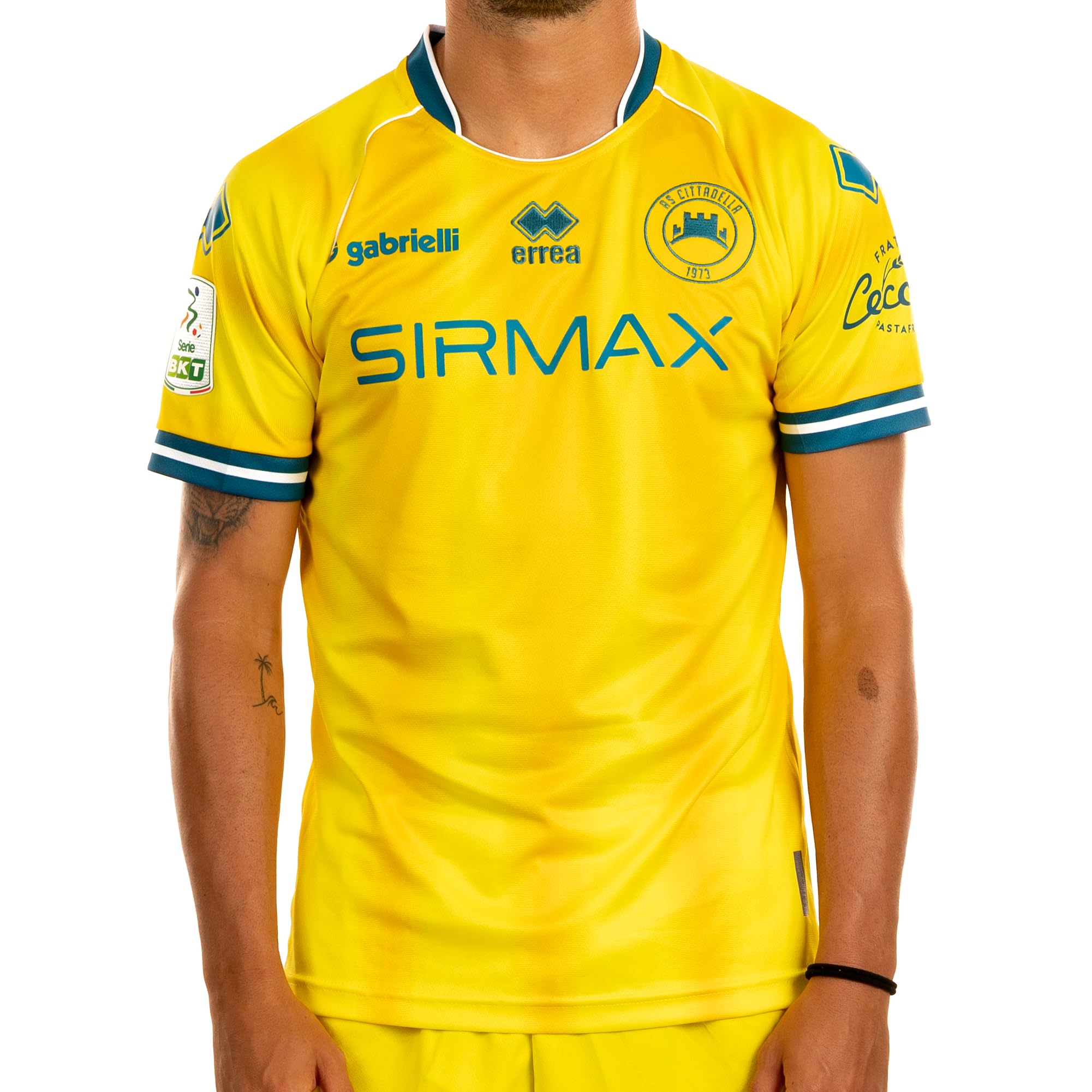 Maglia Calcio Uomo Third 2024/25, Terza Maglia Calcio Personalizzabile, Ufficiale Errea Uomo per Cittadella Calcio