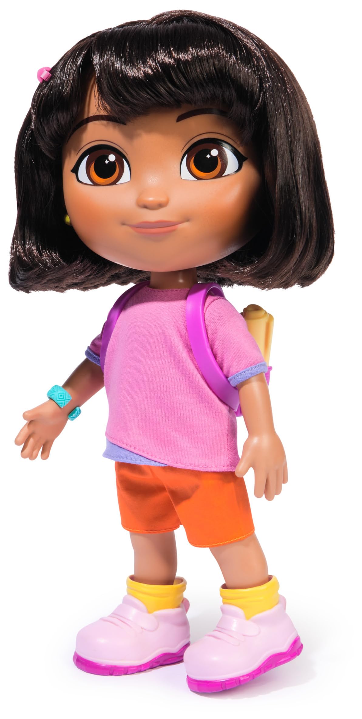 DORA Sing mit Mir Doll 35 cm Doll from the Popular TV Series with 2 Songs and More than 25 Phrases & Sounds German/English and Italian/English Language Version for Children from 3 Years — image 1