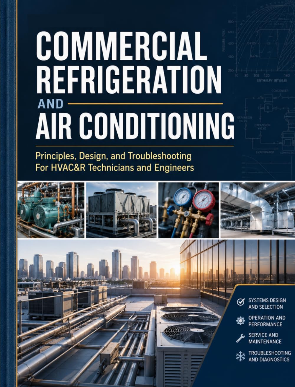 Commercial Refrigeration and Air Conditioning: Principles, Design, and Troubleshooting for HVAC&R Technicians and Engineers