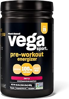 Vega Sport Premium Energizer Acai Berry, 16.2 Oz.