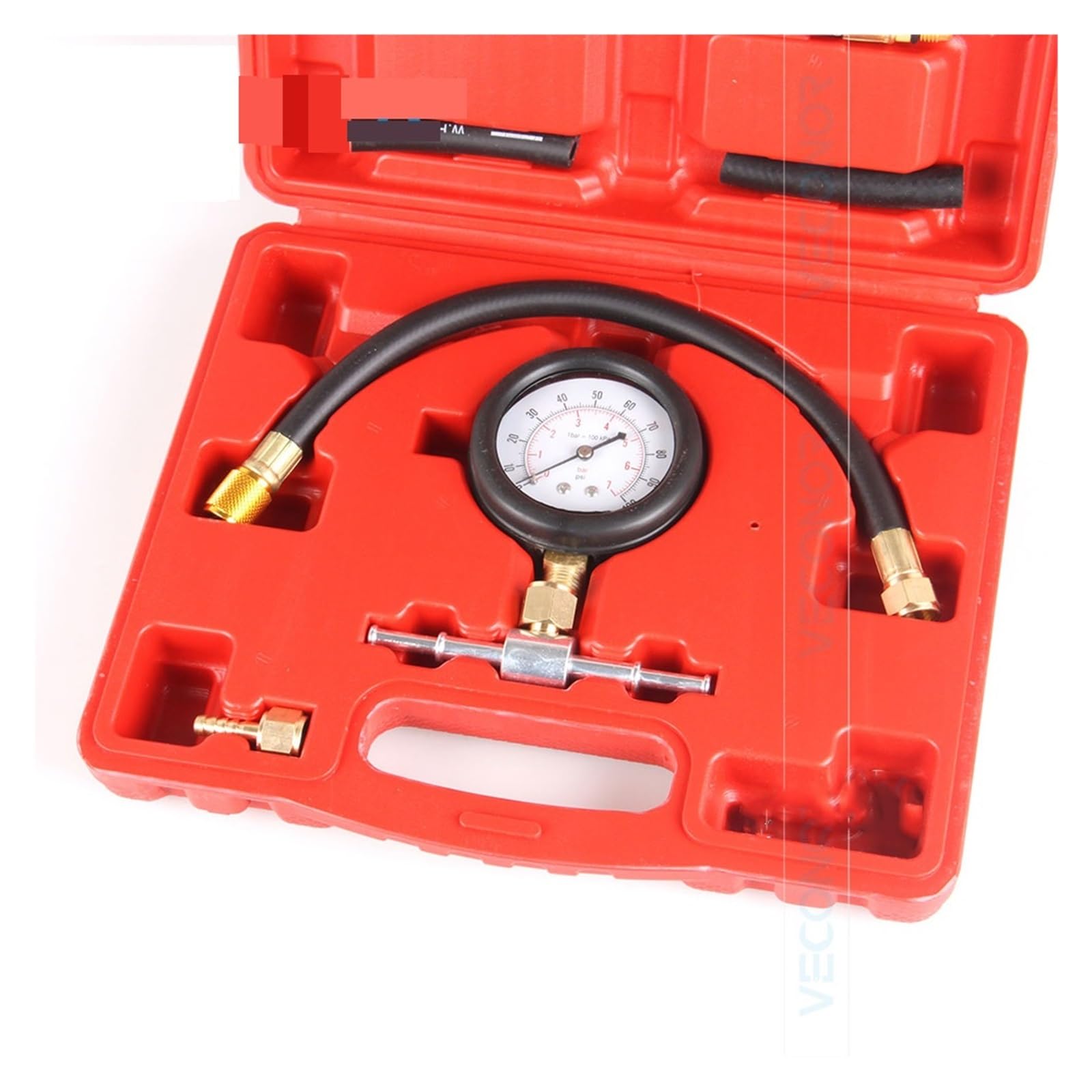 TU-113 Tester di Iniezione del Carburante Indicatore Universale della Pressione Set Strumenti Professionali for Garage Kit Diagnostici Automobilistici Monitoraggio di Precisione