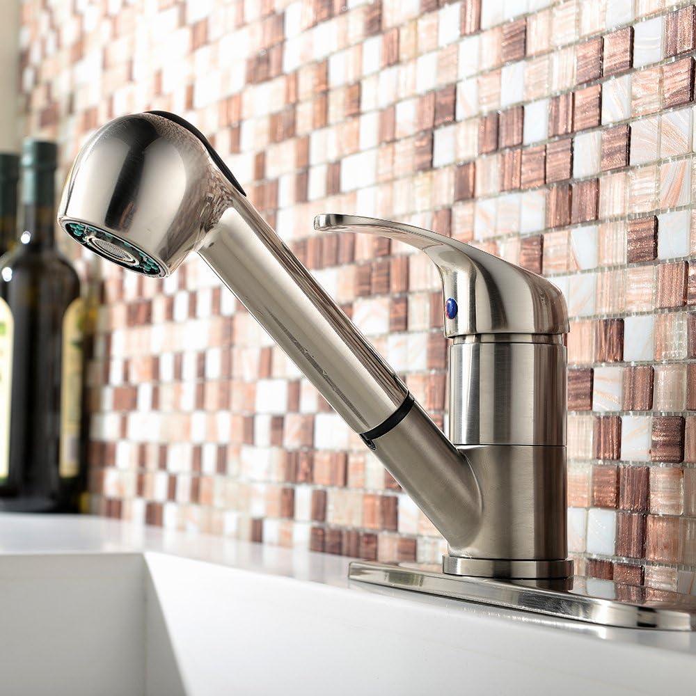 VAPSINT® Modern Lead Free High Pressure Single Lever Brushed Nickel