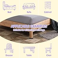 Vista 6 de Posavasos para muebles, almohadillas antideslizantes para muebles, pisos de madera dura, agarres antideslizantes para muebles, tapas cuadradas