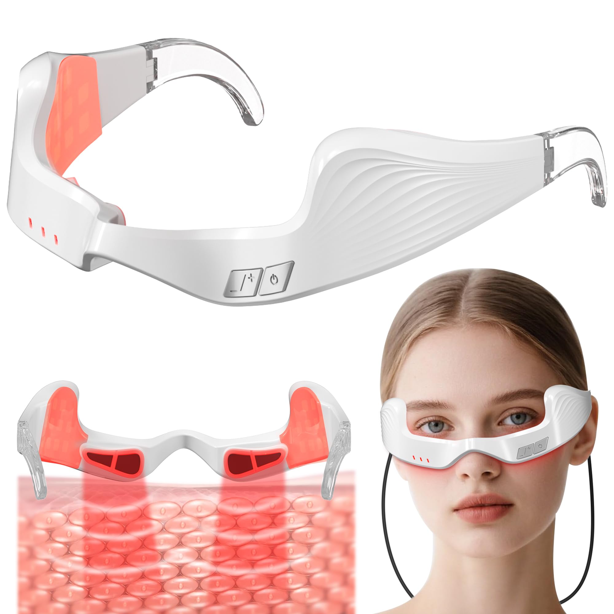 【新品】Hot & Beauty Eye Pro Amazon.com: Queleay Under Eye Red Light Therapy Device, 650nm Red