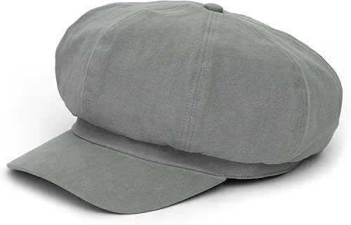 Miniatura 2 de UNDERCONTROL Vintage Bio lavado algodón clásico octogonal patrón 4 estaciones Unisex pintor boina Castro ala sombrero de caza