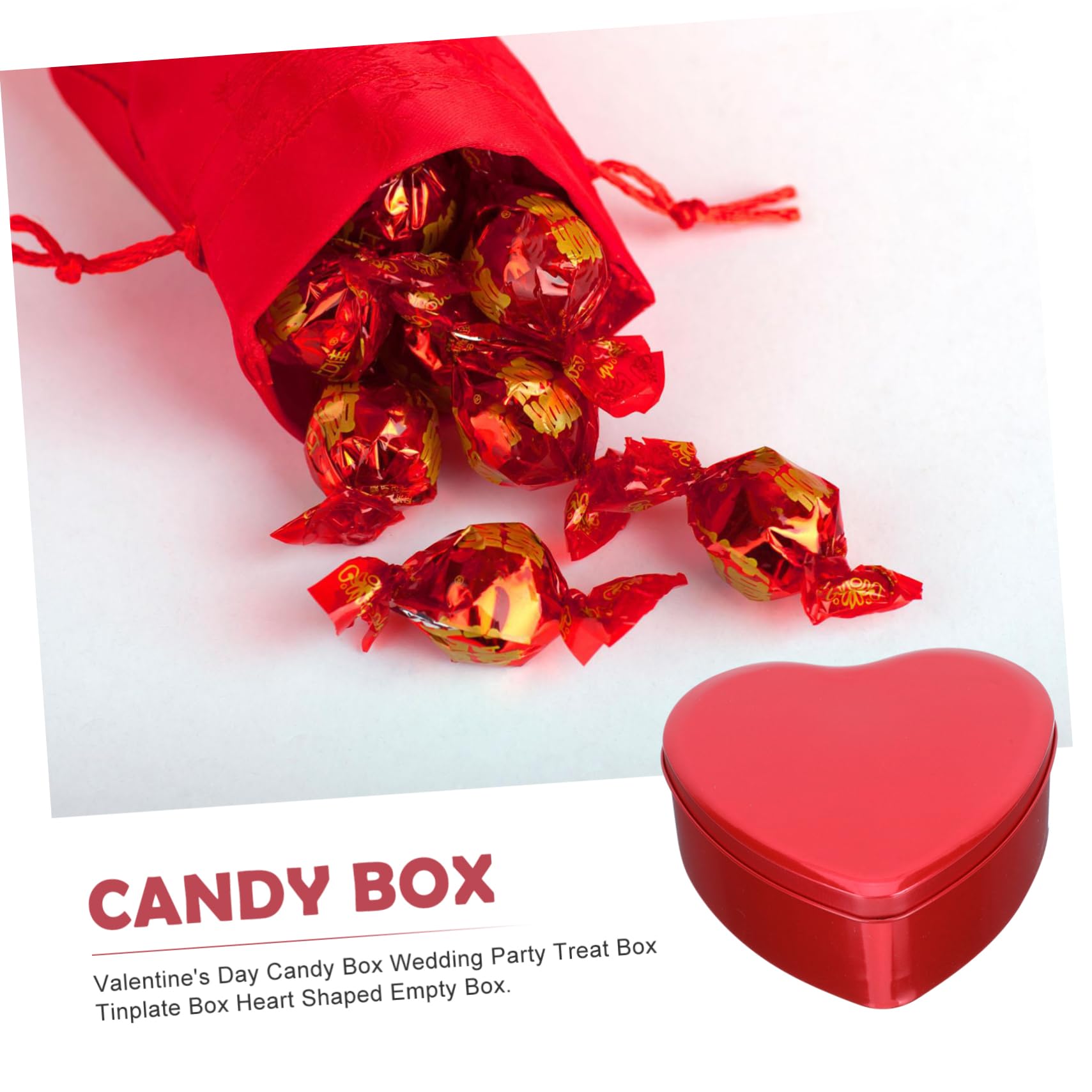 SOLUSTRE 10stücke Herzförmige Geschenkbox Dekorative Geschenkverpackung Box Für Valentinstag Kompakt Und Leicht Für Süßigkeiten Und Kekse
