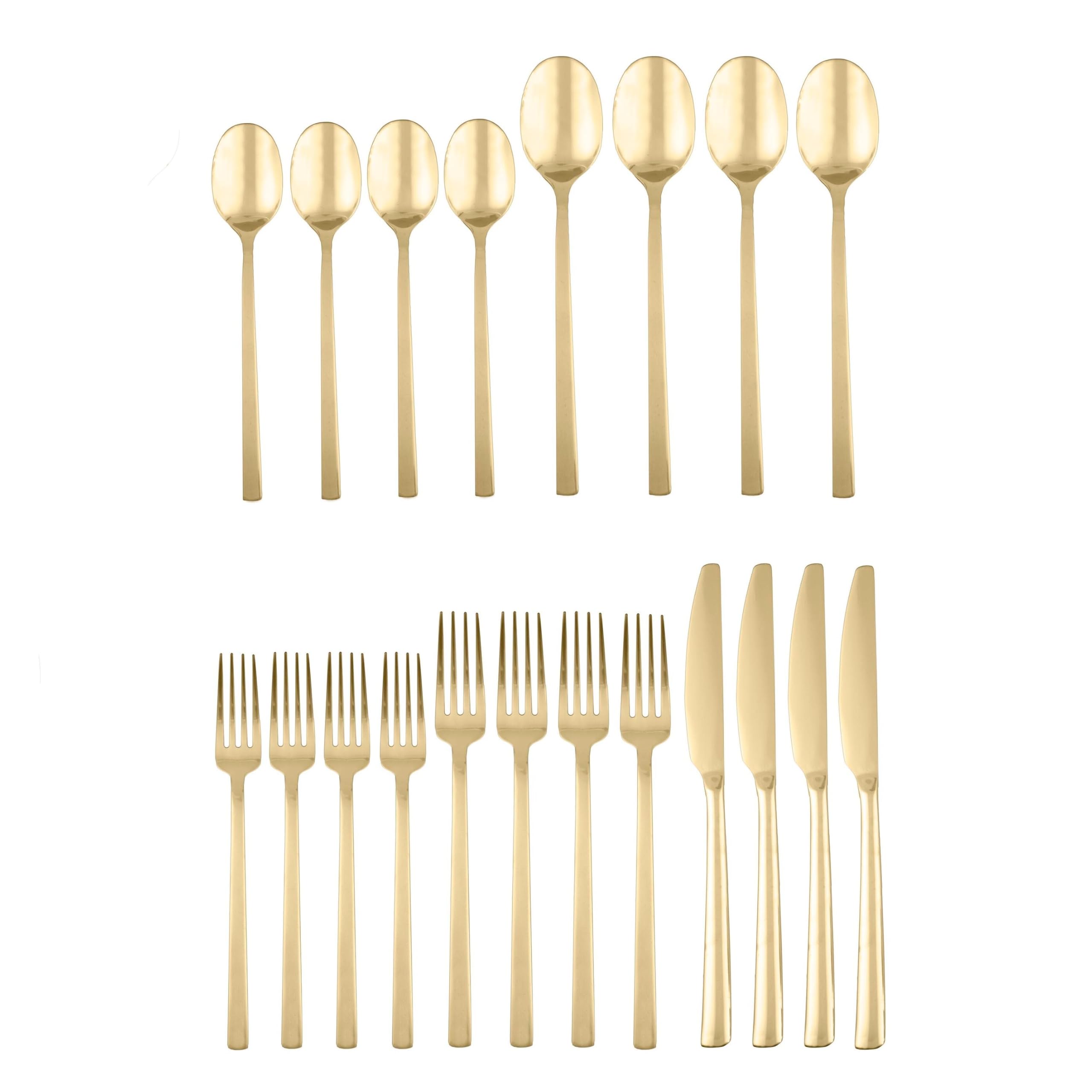Amazon.co.jp: Cambridgeビーコン20 Piece Flatware Set in Gold