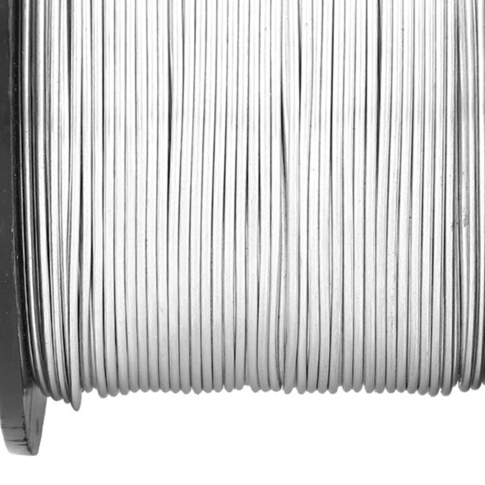 Fil de Lien de Renfort, 4pcs 110mx0.8mm Bobine de Fil d'Acier Inoxydable, Wire Câbles en acier, Fil D'attache De Barre D'armature Pour Machine De Liage Automatique De Barres D'armature