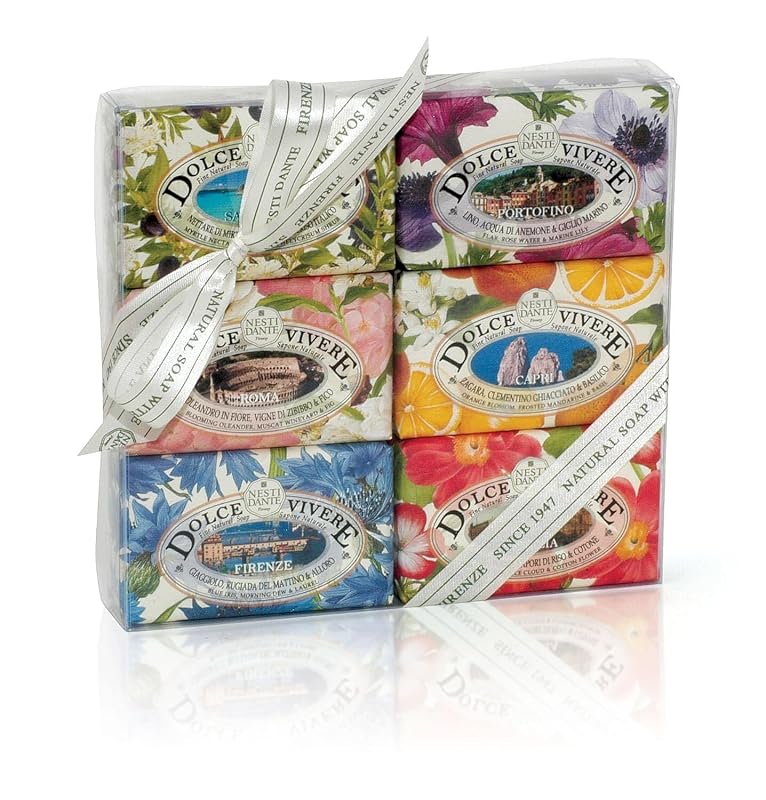 Nesti Dante Dolce Vivere Coleção de Sabonetes Florentinos, 6 unidades de 150 g