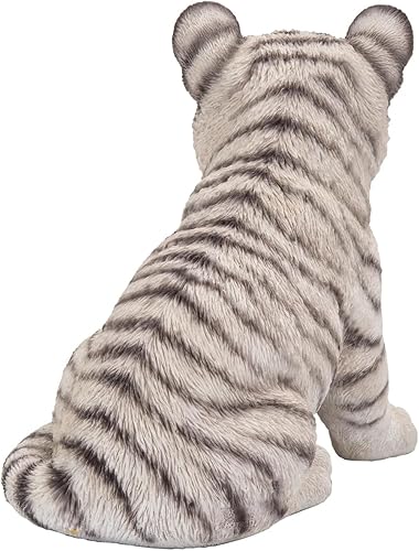 Miniatura 4 de Hi Line Tiger - Estatua de bebé sentada, altura de 9.5 pulgadas