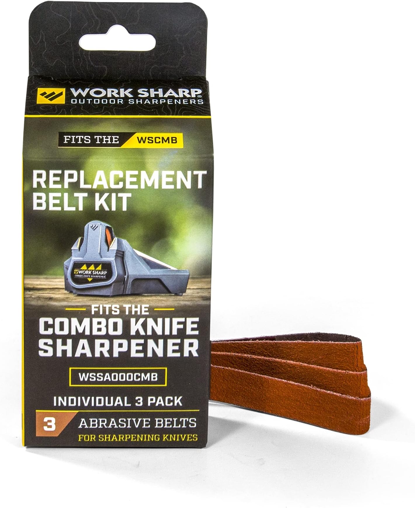 Official Work Sharp Combo Knife Sharpener Replacement Belt Kit