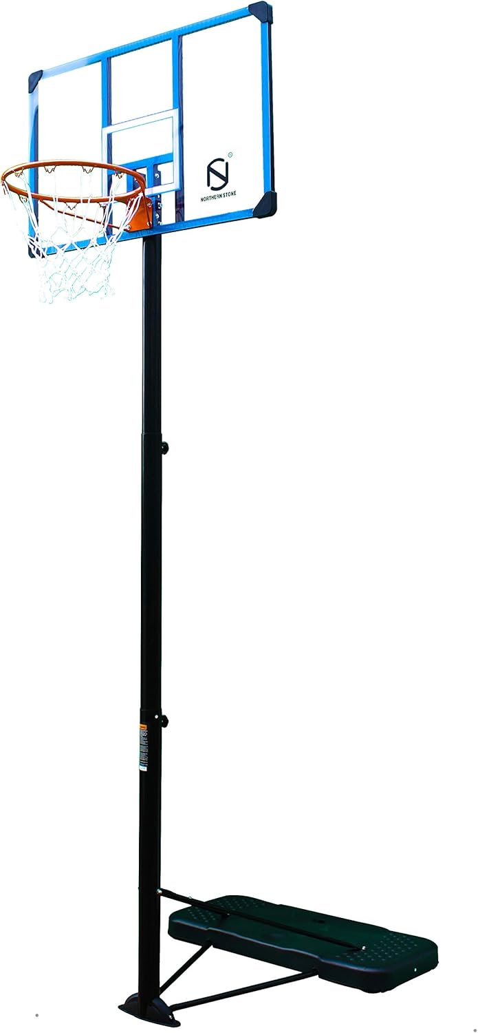 Amazon.co.jp NORTHERN STONE Basketball Goal, Black, Height 78.7 120.