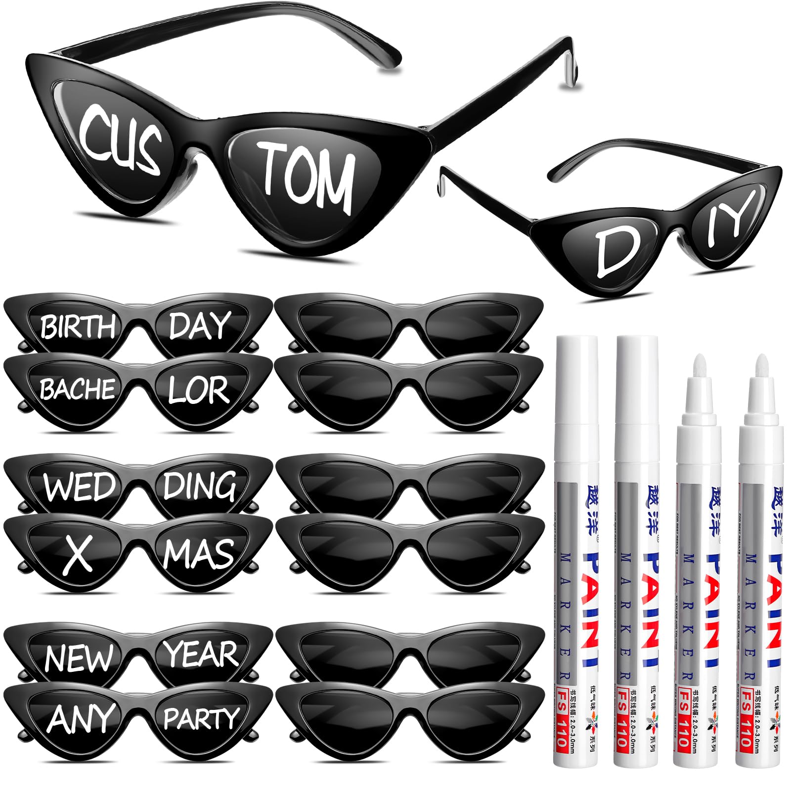 Personalized Sunglasses Custom Sunglasses Wedding Flutesan12