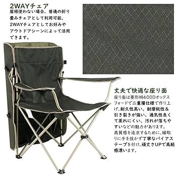 [KYOSER] アウトドアチェア 日除けシェード付き 椅子 折り畳み Amazon.co.jp: [KYOSER] アウトドアチェア 日除けシェード付き