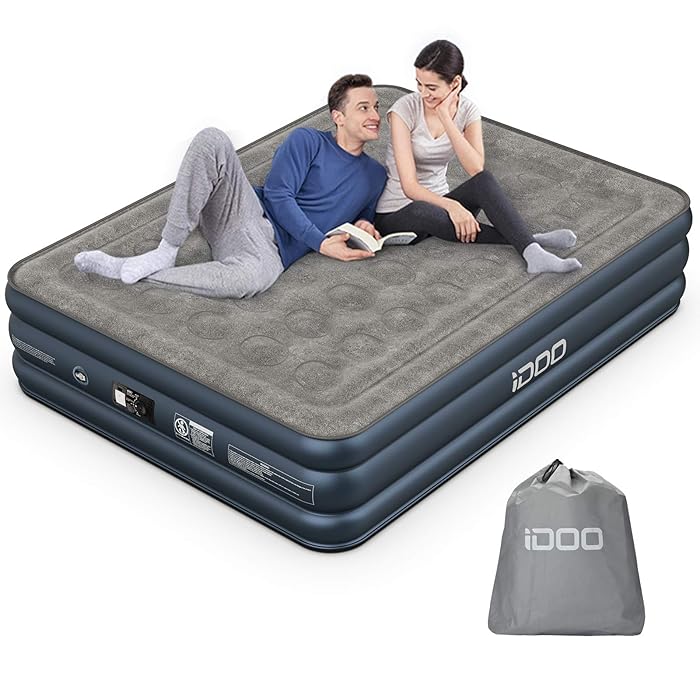Buy iDOO King size Air Bed, Inflatable bed with Builtin Pump, 3 Mins