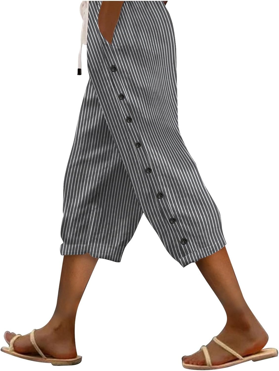 Caprihose Damen Cecil Sommer - Leichte Yogahose Mit Hoher Taille