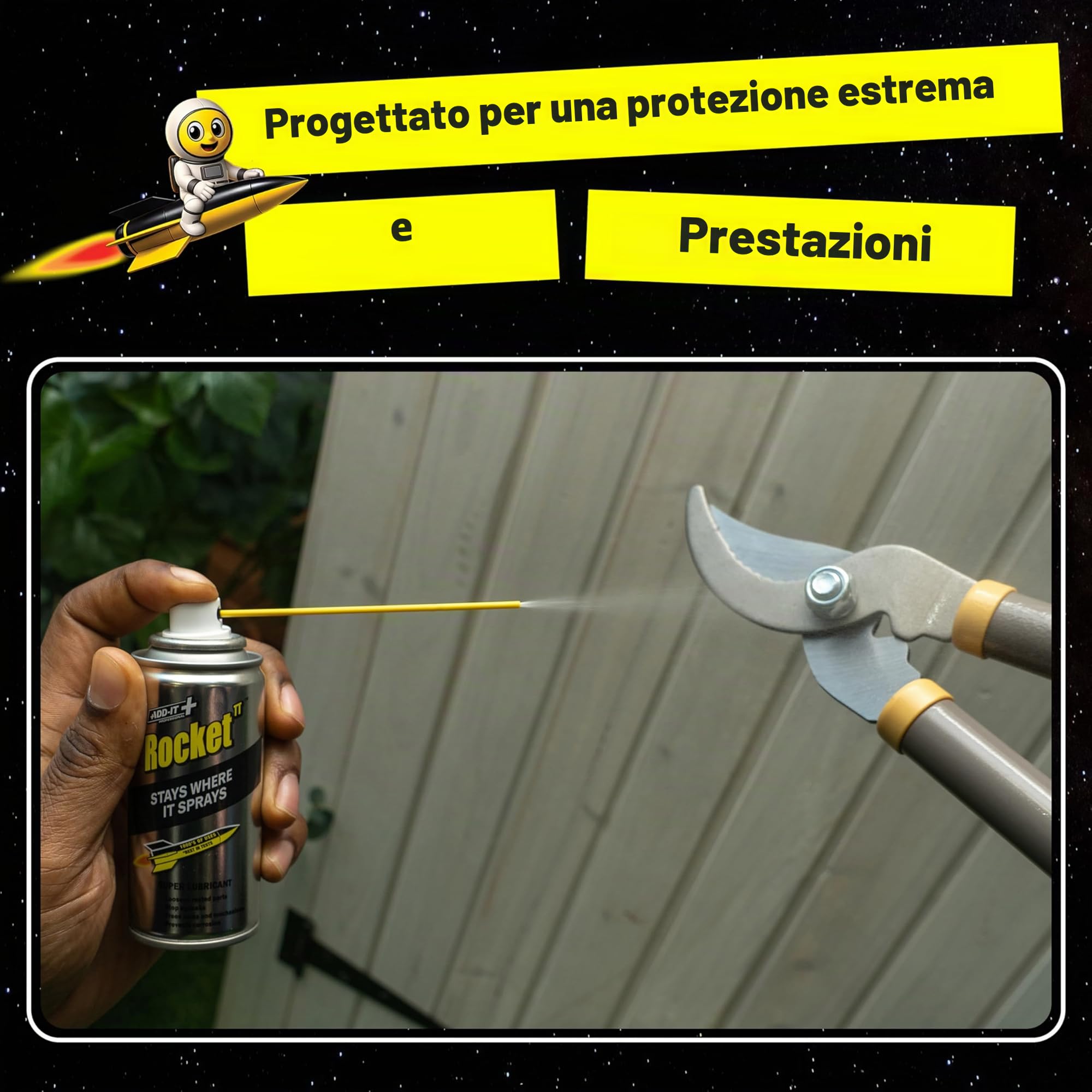 Rocket TT Tappo e cannuccia super lubrificante multiuso 100ml